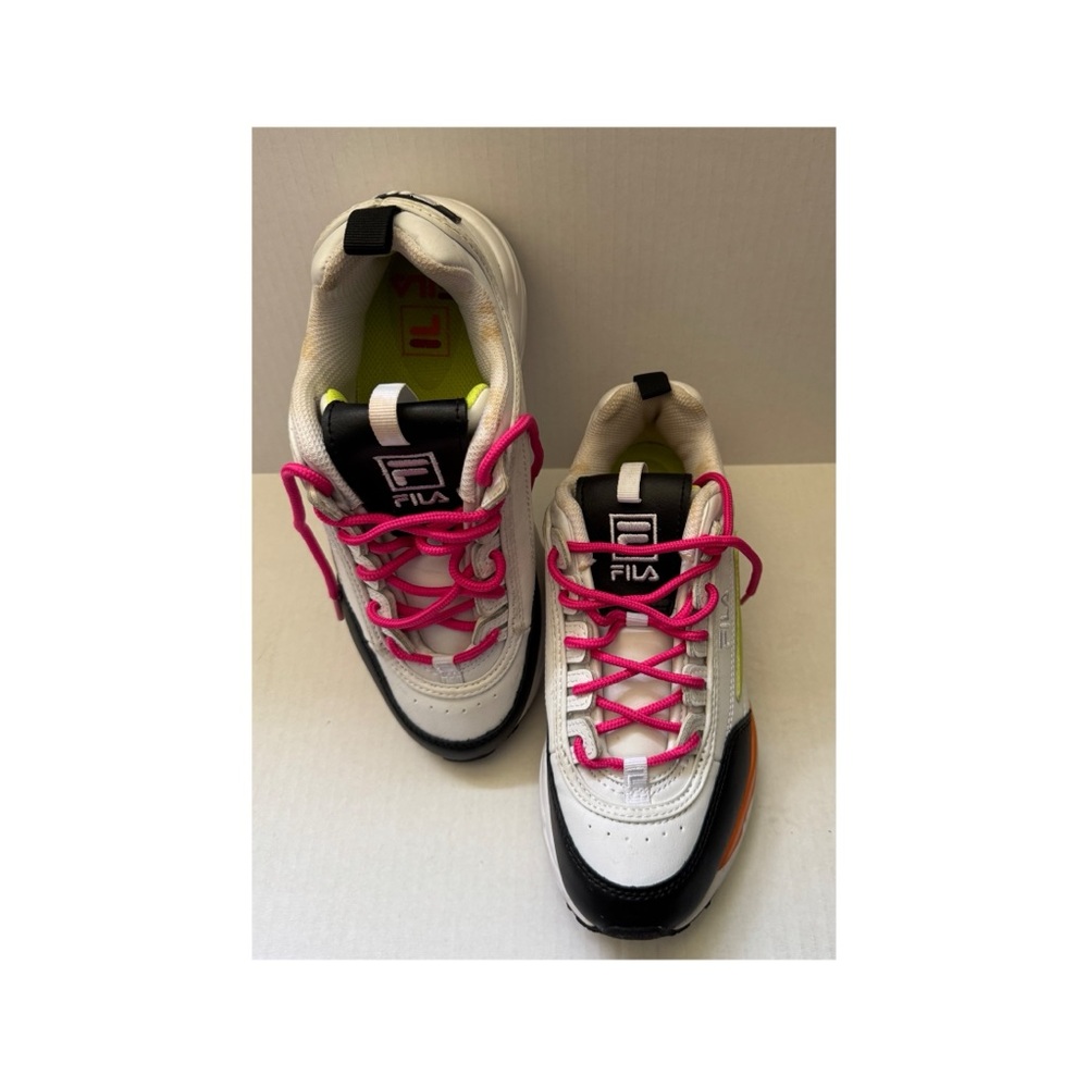 Fila Kids Sneakers - White and Pink